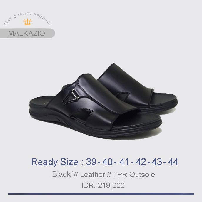 Jual Sandal Selop Bahan Kulit Pria Resmi Casual Jalan Acara Kondangan