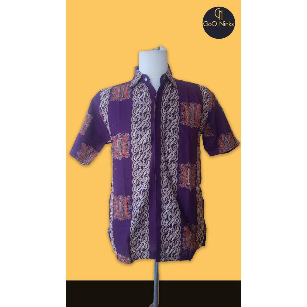 KEMEJA BATIK PRIA/UNGU