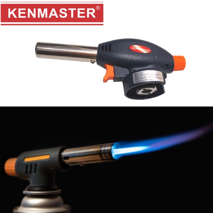 Portable Gas Torch KENMASTER - Flame Gun - BBQ Blow Torch - Korek Api Pematik Mancis Gas Butane Torch