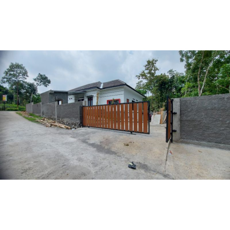 Jual pagar minimalis list plang besi murah | Shopee Indonesia