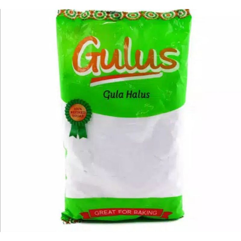 

Gula halus GULUS kemasan 500gram