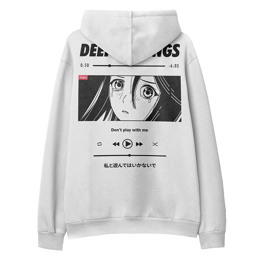 Hoodie Deep Feelings Character Premium Unisex