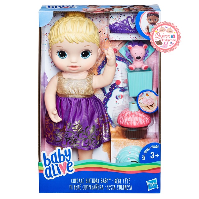 Mainan Anak Baby Alive Cupcake Birthday Baby