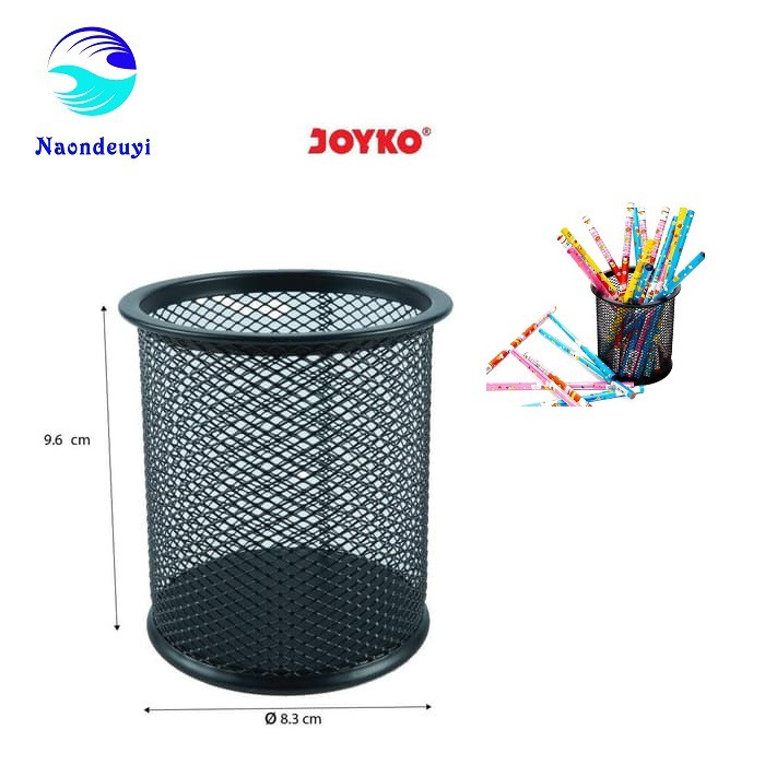 

Desk Set Pen Holder Tempat Alat Tulis Jaring Bulat Jala Joyko DS-16