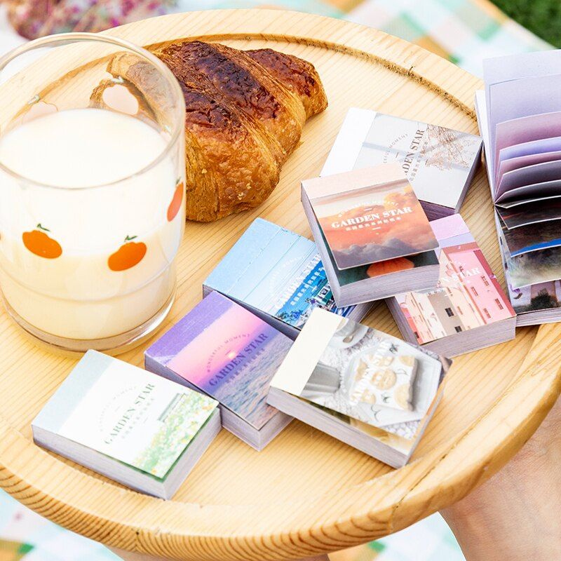 

(50 sheets) Mini Scenery sticker 3.5x5cm | Stiker tema pemandangan mini