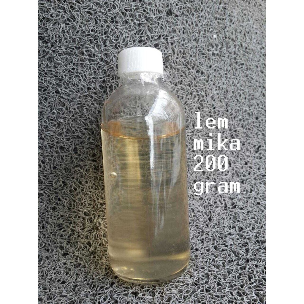 Unik Lem Mika Plastik Bening Transparan (200 Gram) Berkualitas