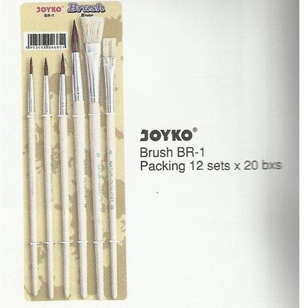 

そ TERMURAH !! JOYKO BRUSH SET 6 BR-1 / KUAS LUKIS SET 6 - KUAS CAT AIR JOYKO SET 6 - TERLARIS ㄽ