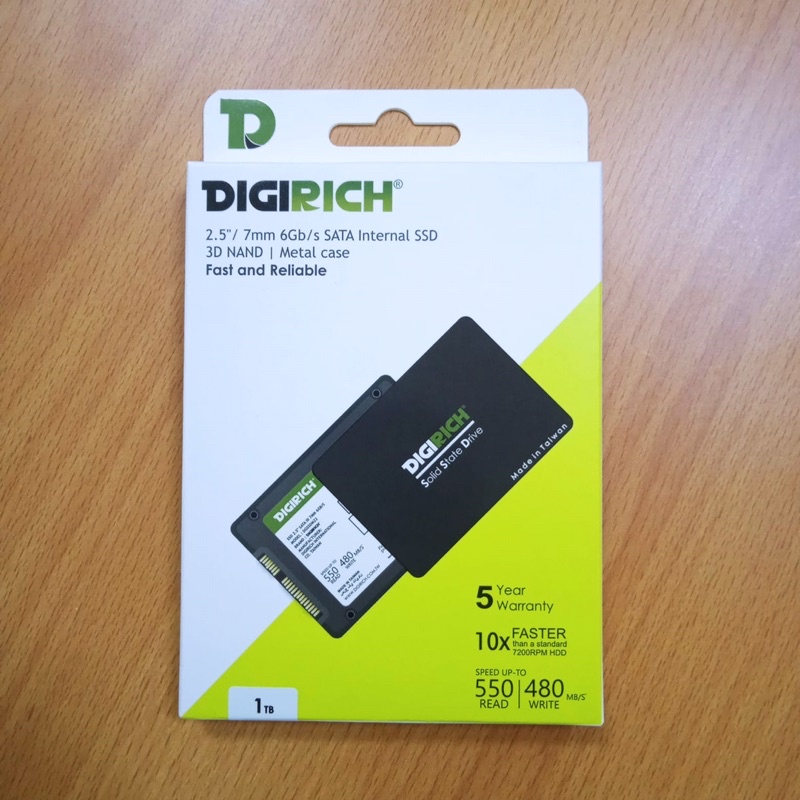 SSD SATA III DIGIRICH BODY METAL GARANSI 5TAHUN 128 GB