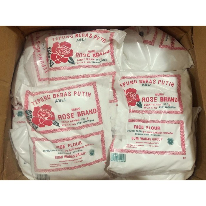 

cs01477 Tepung Beras Rose Brand @500Grm Da01D100