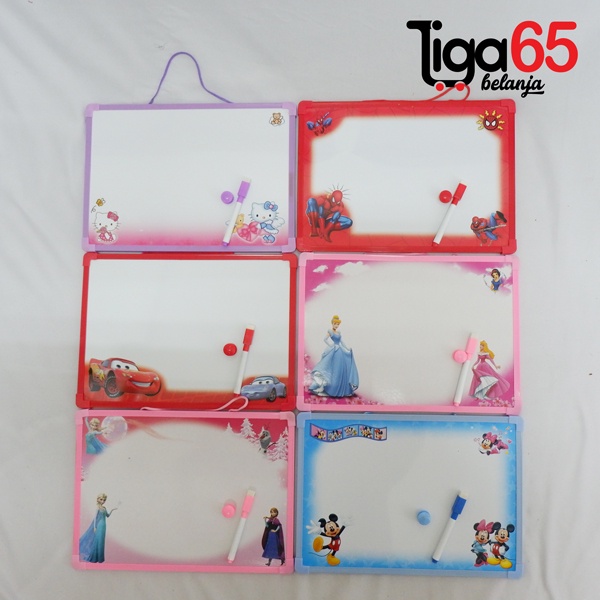 365 WHITE BOARD #40782 Papan Tulis Putih Anak Fancy Karaker