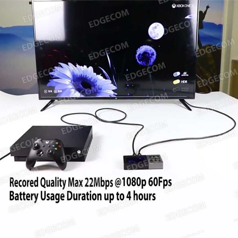 EZCAP 273 Portable HDMI Audio Video Capture Card Game Recorder Save to MicroSD 1080P60fps / EZCAP273