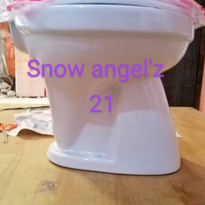 Closet duduk siram DUTY PUTIH / KLOSET