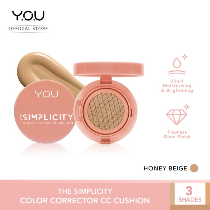 The Simplicity Color Corrector CC Cushion by You Makeups - Milky Beige TBS-BEST SELLER