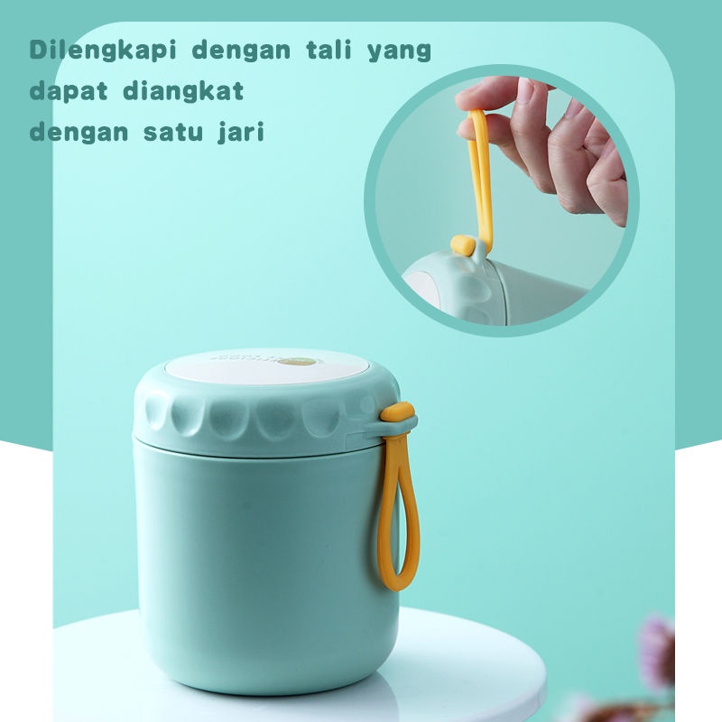 Termos Sup Makanan Tahan Panas | Termos Bekal Tahan Panas | Tempat Bekal Makan | Food Jar 400ml