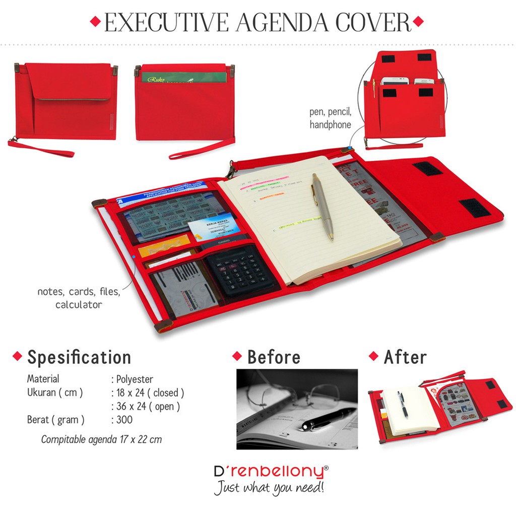 

Exclusive Agenda Cover D'renbellony, Agenda Organizer, EAC, Agenda