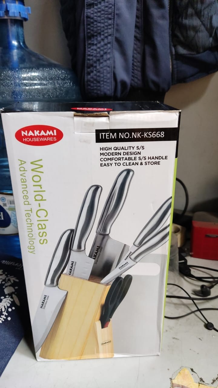 Nakami Ks668 Pisau Set Stainles