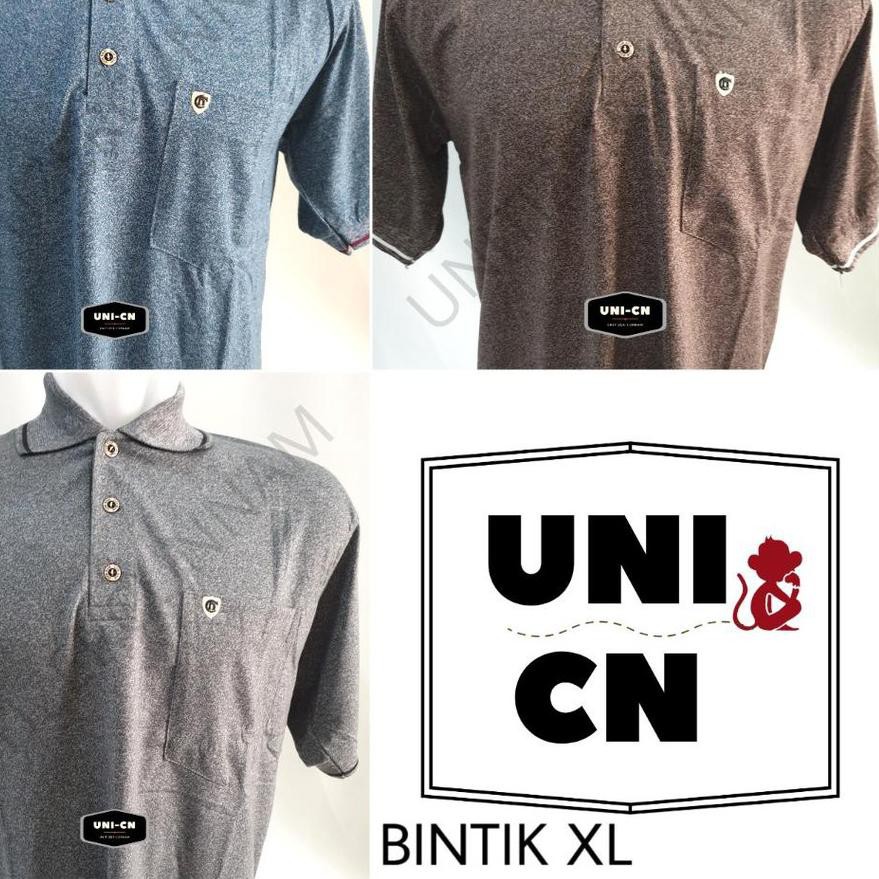➹ CUN NAM CNP - 06 BINTIK L , XL , XXL 3 WARNA - KAOS KERAH POLO POLOS WANGKI SAKU KANTONG - KATUN T