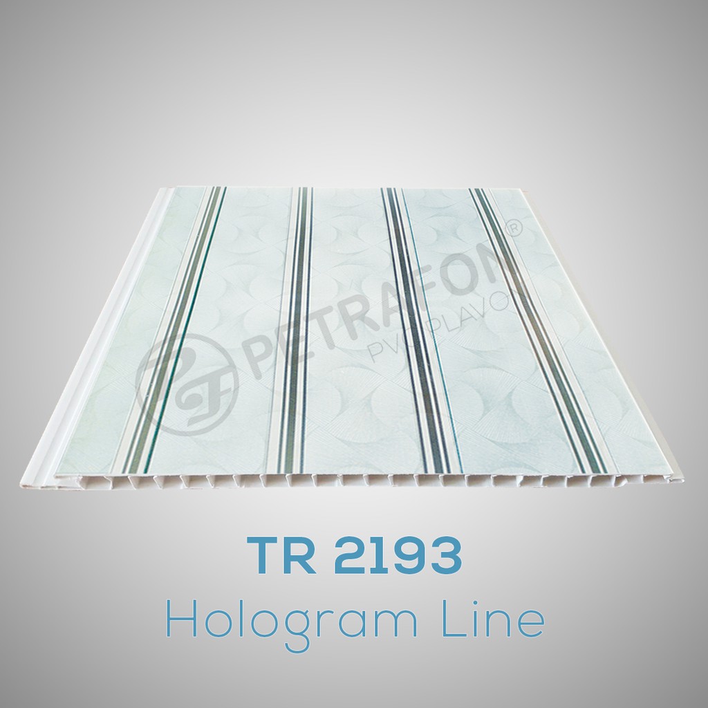  Plafon  PVC  Petrafon  TR 2193 Hologram Line Shopee Indonesia