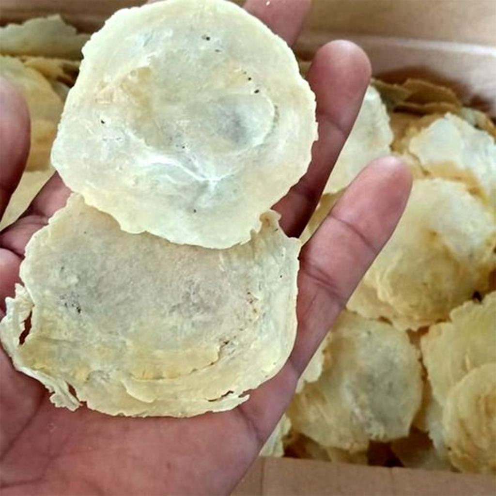

Emping Melinjo Mentah 100gr Tipis Kering Asli Limpung ARSHOP