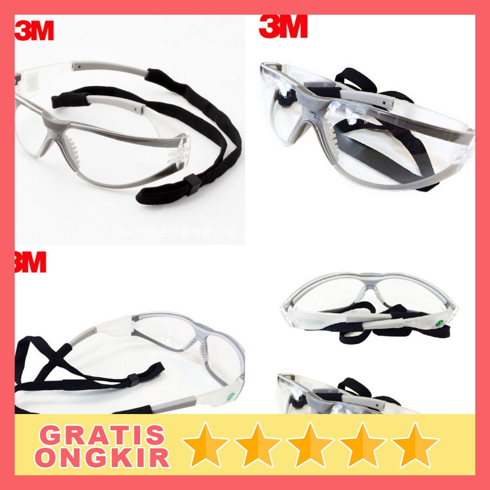 Kacamata Safety Gogles Anti Fog Dust Pelindung Keamanan Proyek Eyewear - Kaca Mata Anti Virus Akseso