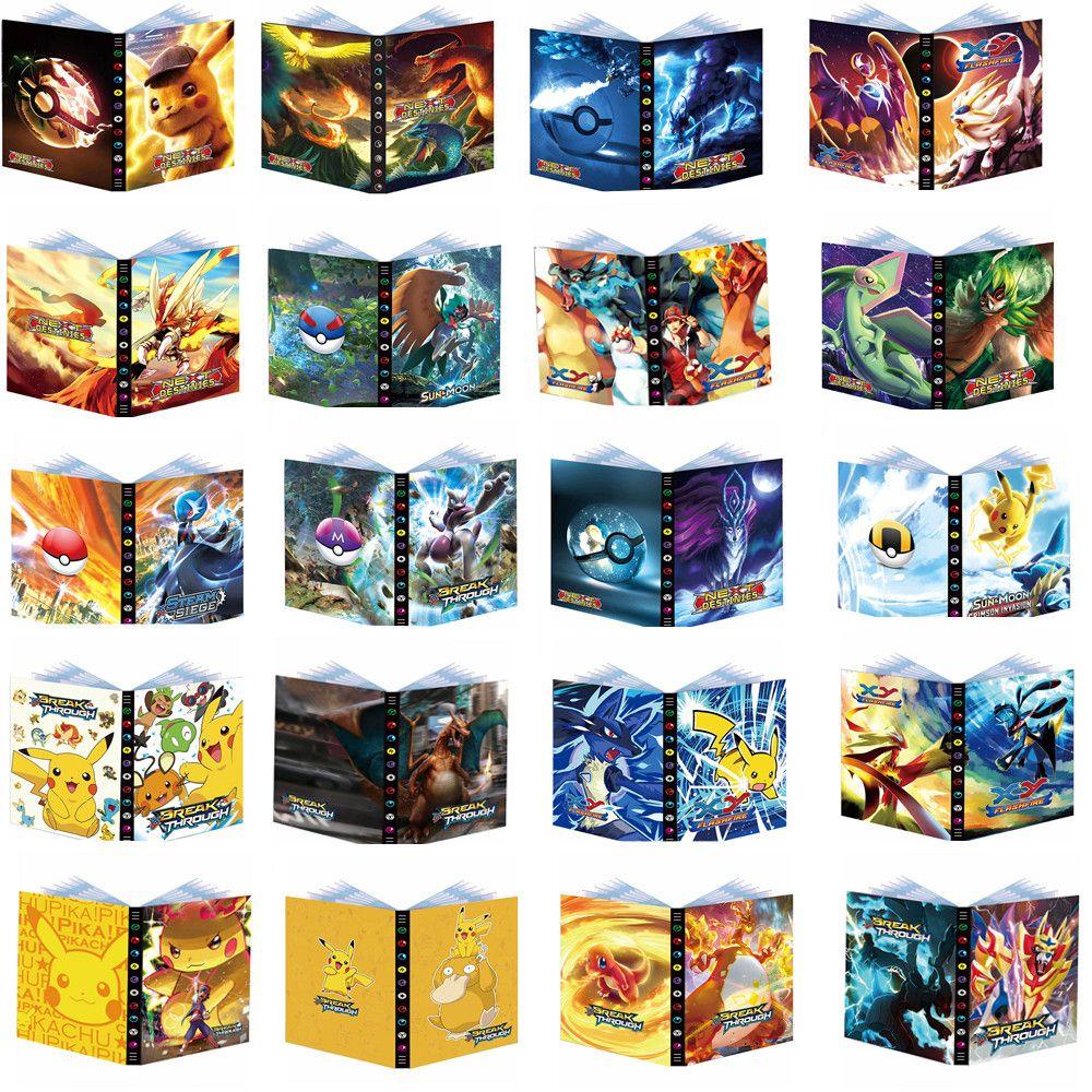 Needway   Buku Album Pokemon Hadiah Mainan Anime 432kartu 9saku VMAX GX Game Map Cards Game Card Binder