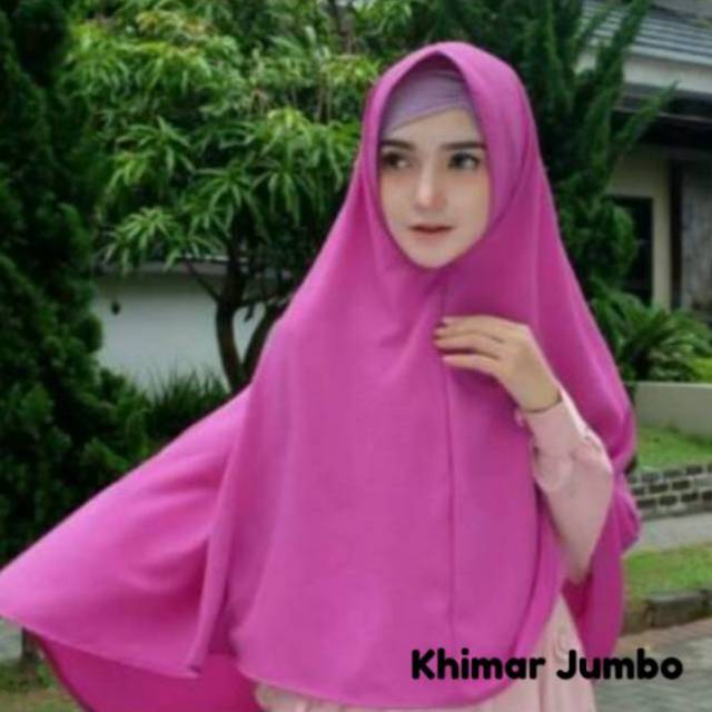 Hijab/jilbab instan jumbo/Khimar pet syar'i/Khimar jumbo XXL/ jilbab pinguin wolfis/jilbab syar'i