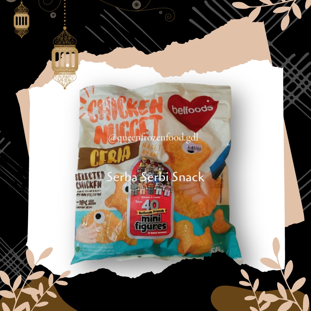 

BELFOODS - CHICKEN NUGGET CERIA | NUGET AYAM (500Gr)