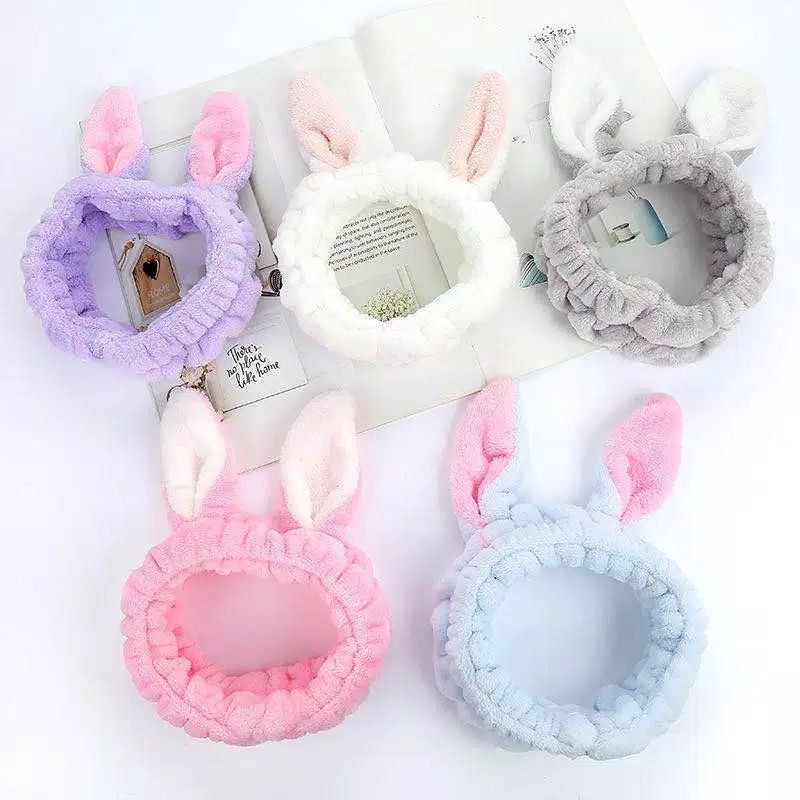BANDANA MOTIF TELINGA KELINCI KOREA / HEADBAND BUNNY LUCU