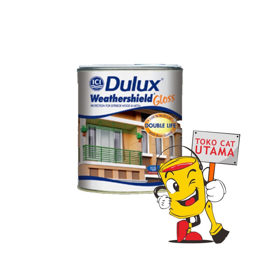 Dulux Weathershield Gloss 0.9 Ltr Warna Standard