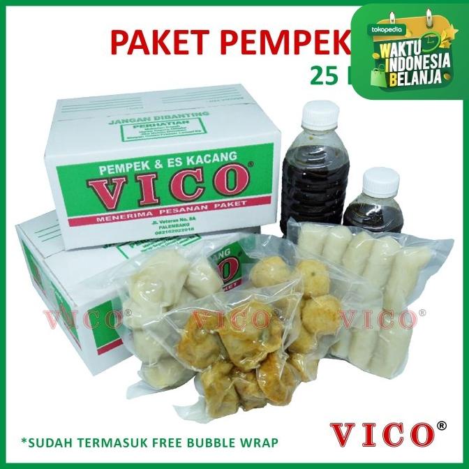 

MAKANAN BEKU / 25 PIECES PEMPEK KECIL - PEMPEK VICO PALEMBANG NON COD