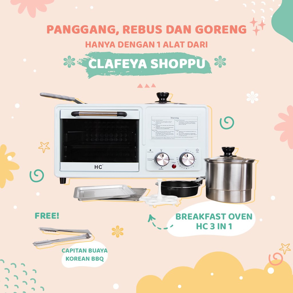 Oven Breakfast 3 in 1 / Multifunction Oven / Breakfast Oven HC 3 in 1