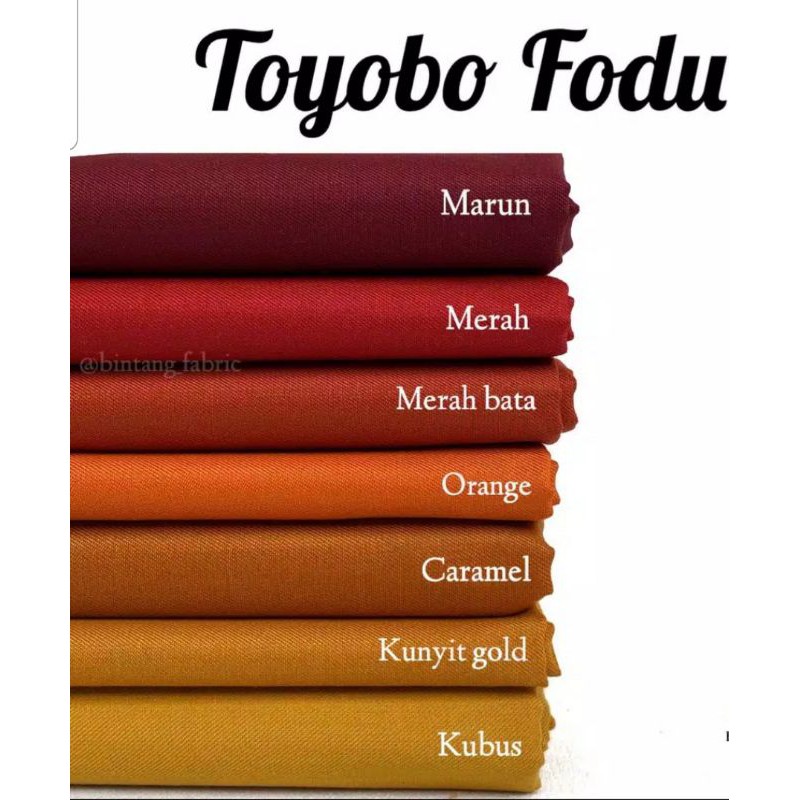 Kain Toyobo Fodu ori katun toyobo 0,5m