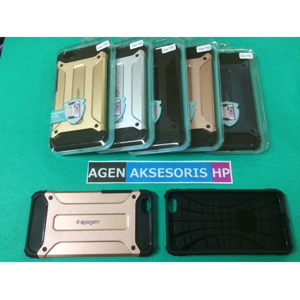 Spigen Iron Vivo Y55 5.2 inchi Case Robot Transformer