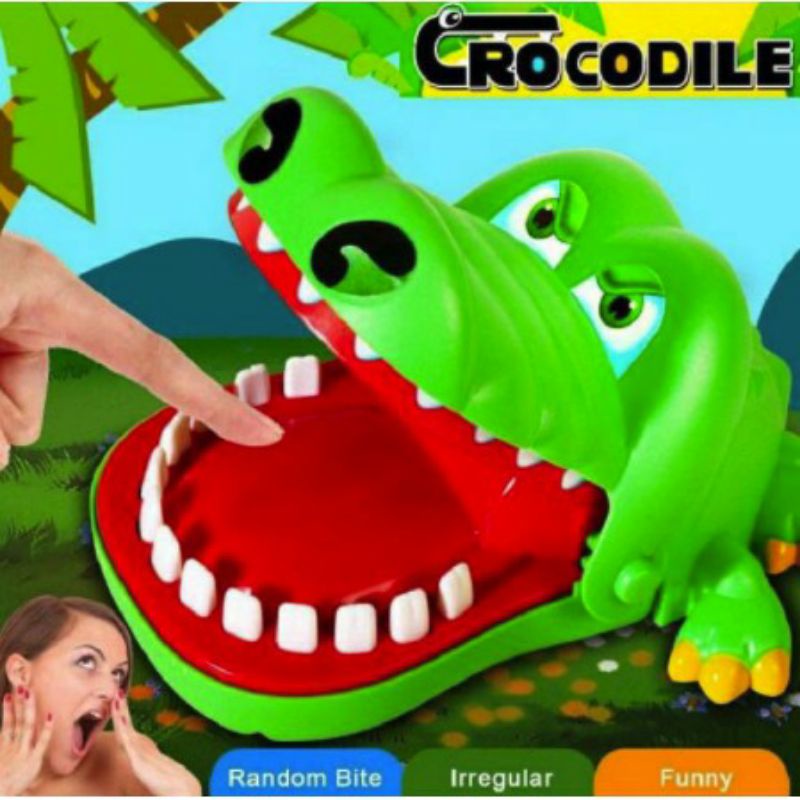 Mainan Buaya Gigit Jari | Crocodile Densits Game