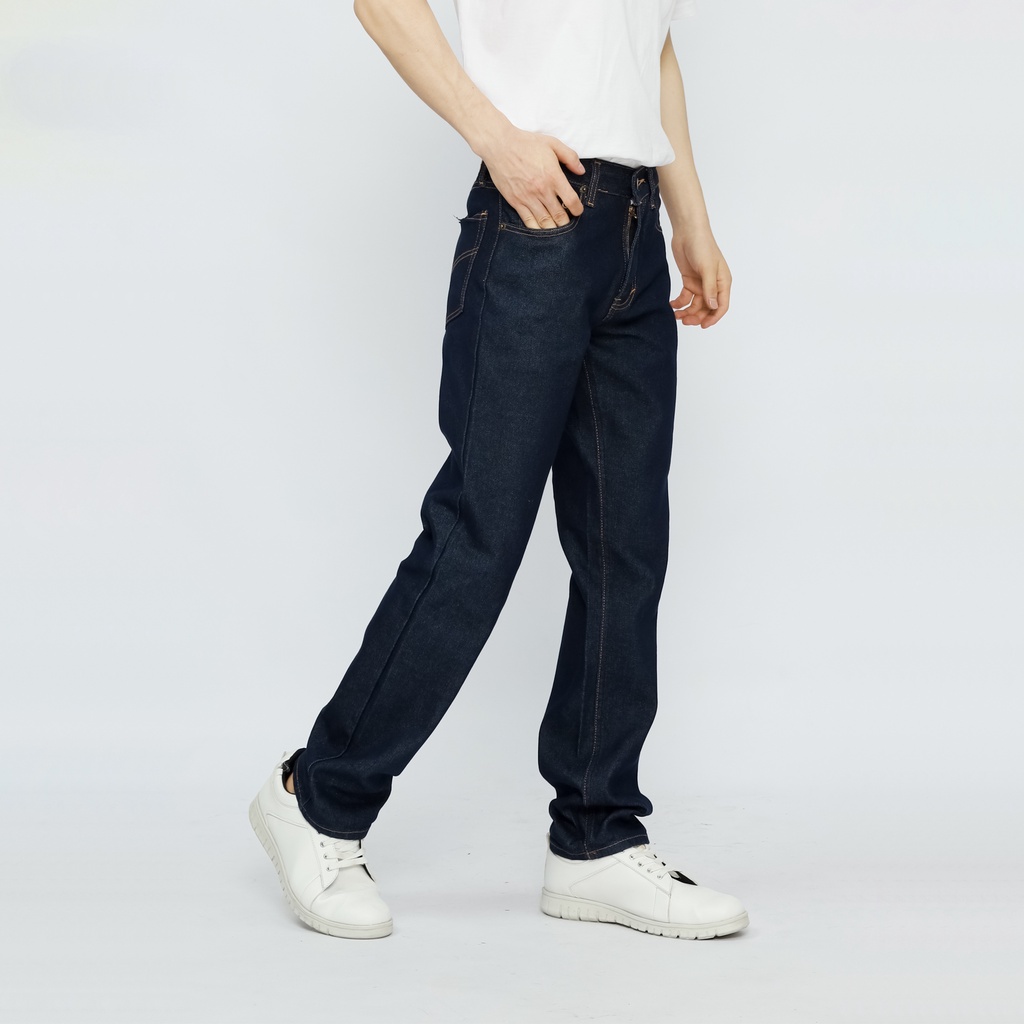 Fathco - Celana Jeans Reguler Basic Blue Garment