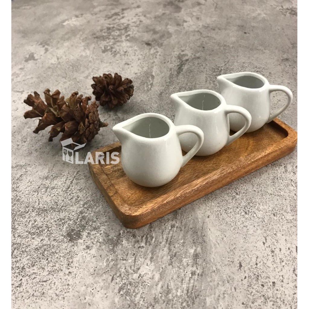 Mini Creamer Pot Midas Keramik 50ml / Tempat Gula Madu Shopee Indonesia