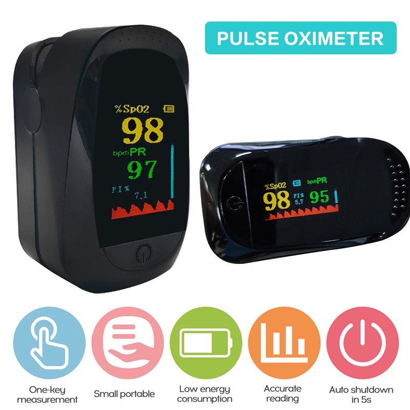 Oximeter COD Fingertip Pulse Oximeter Sp02 Alat Kesehatan Cek Detak Jantung