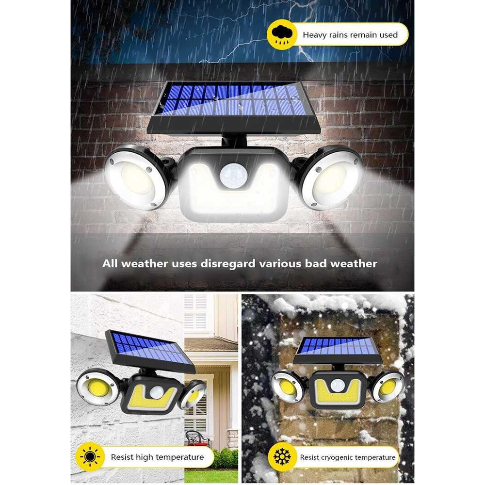 Choifoo Lampu Solar Panel Sensor 83 COB LED Cool White - TG-TY051