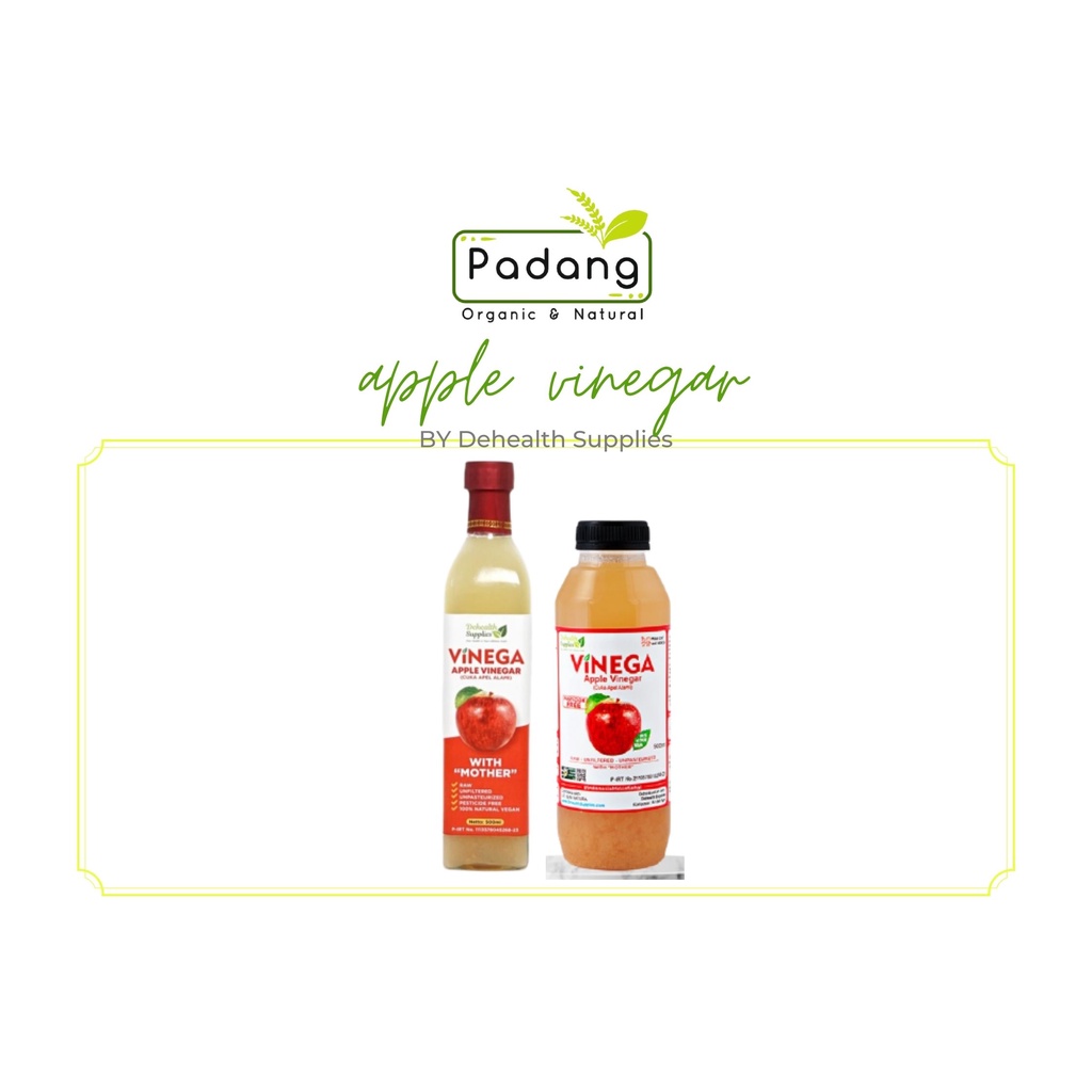 

DEHEALTH SUPPLIES- FINEGA APPLE VINEGAR Botol kaca 500ml