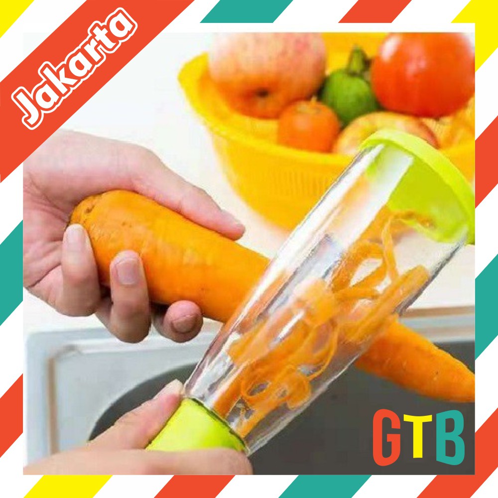 ❤️GTB❤️ Parutan &amp; Peeler Buah &amp; Sayur Dengan Tabung Sampah R359