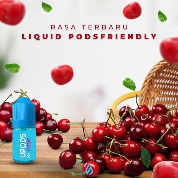 LIQUID UPODS CHERRY 30ML AUTHENTIC 100% CUKAI