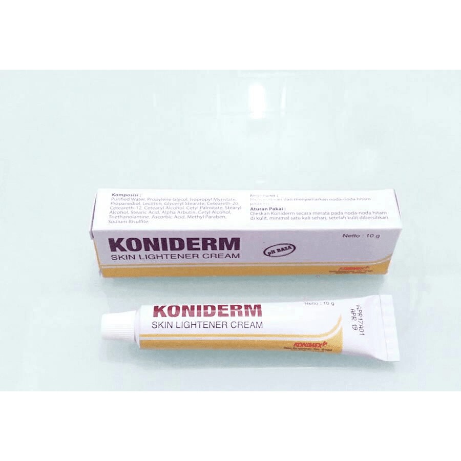 KONIDERM CREAM 10 GRAM/ SKIN LIGHTENER / PENCERAH WAJAH / BINTIK HITAM DAN KELOID