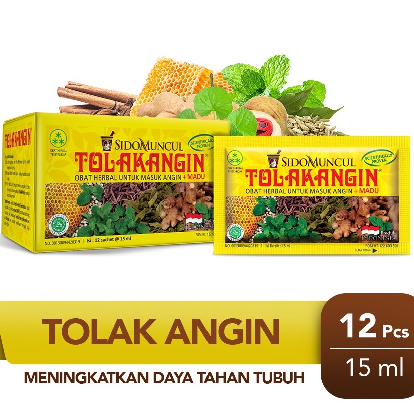 Tolak Angin Cair 1 Pack isi 12 sachet /  Tolak Angin Promo / Tolak Angin Renceng / Tolak Angin Sido 