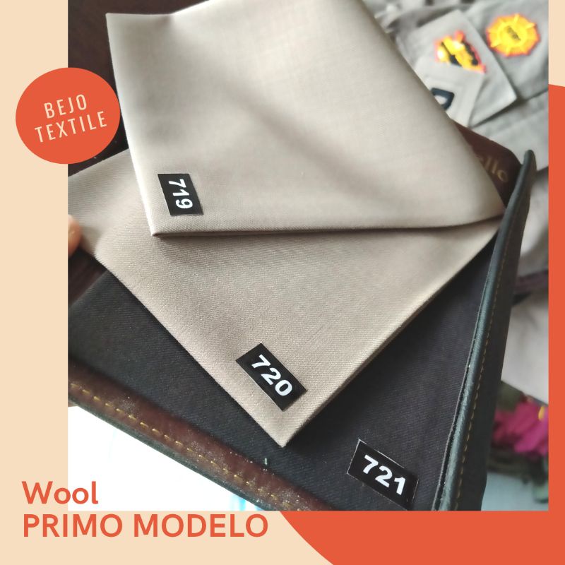 Wool Primo Modello kain seragam Polri mewah by maxistyle