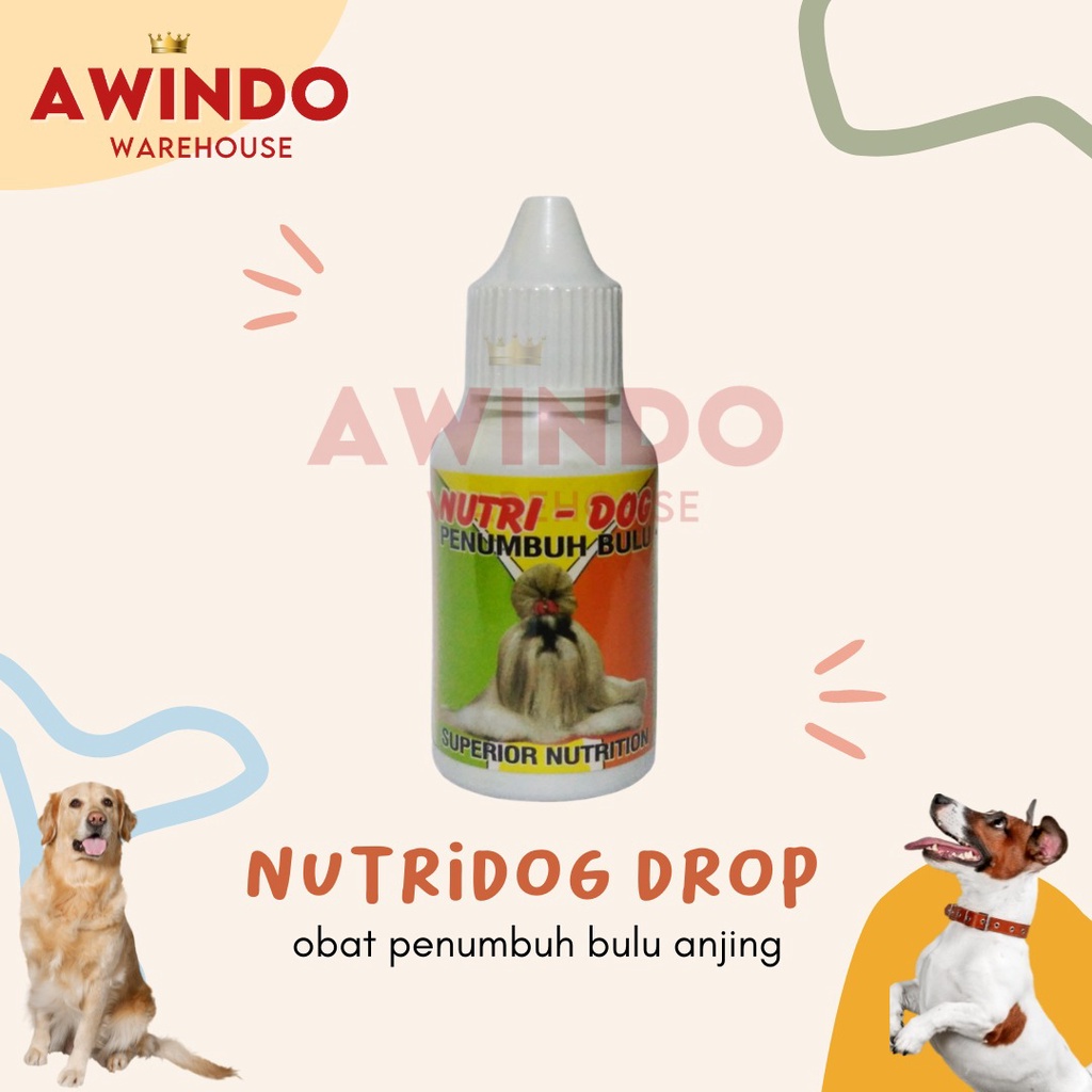 NUTRIDOG ANJING - Obat Vitamin Penumbuh Bulu Anjing Puppy NUTRI DOG