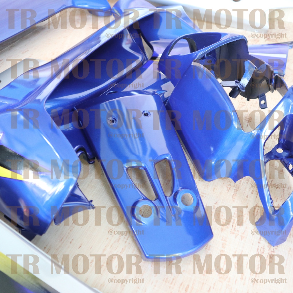Cover Body Fizr F1zr Limited Edition Biru Tua Full Set Halus Cover Bodi Yamaha Fiz r