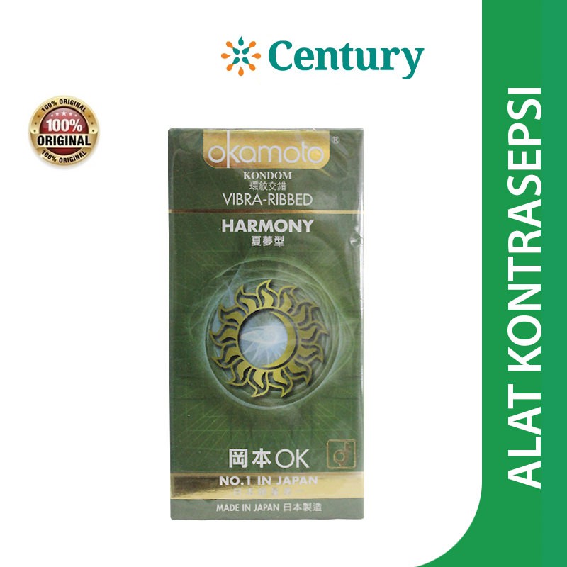 Kondom Okamoto Harmony 10pcs / alat kontrasepsi / condom / pria / rubbers
