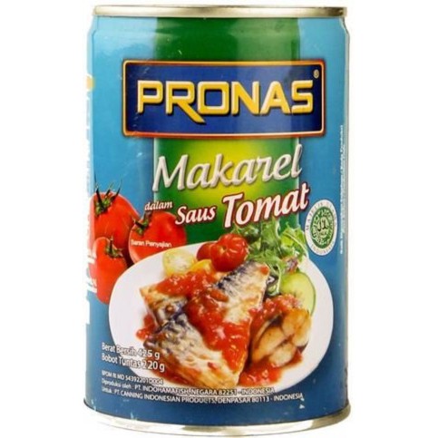 SARDINES/MACKEREL PRONAS TOMATO/CHILI 425 GR