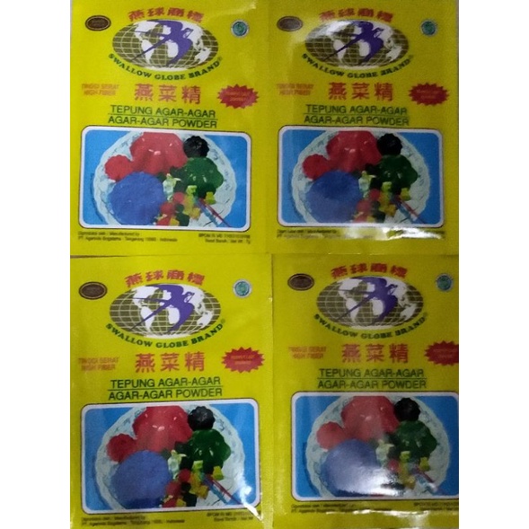 

Agar agar swallow globe 7gr