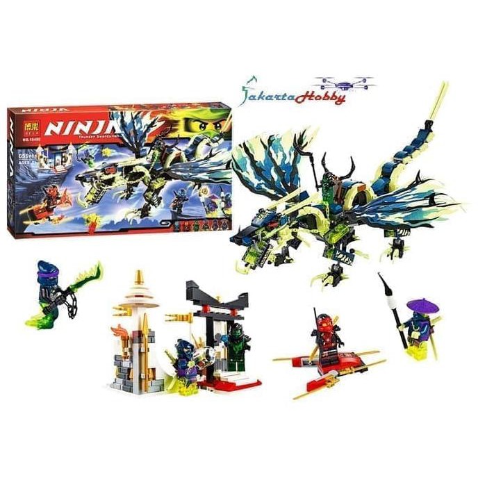 PART Mainan Edukasi Lego Bela Ninja Thunder Swordsman 10400 -DRONE_ZONE